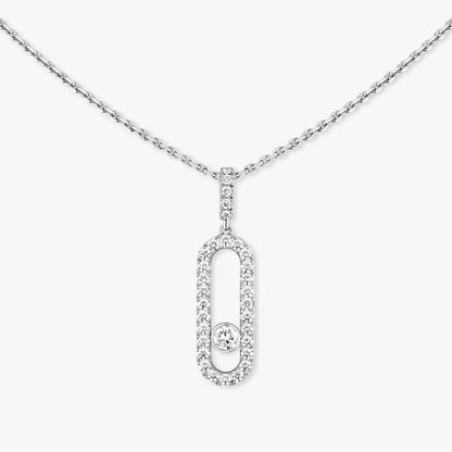 [Elite]Move Uno Diamond Necklace in Rose Gold