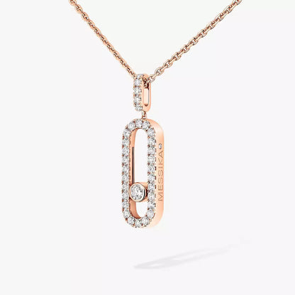[Elite]Move Uno Diamond Necklace in Rose Gold