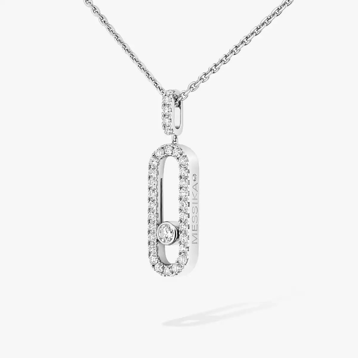 [Elite]Move Uno Diamond Necklace in Rose Gold
