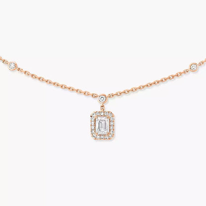 [Elite]My Twin Diamond Necklace in Silver