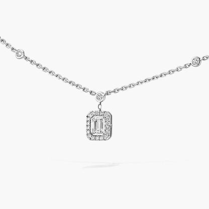 [Elite]My Twin Diamond Necklace in Silver