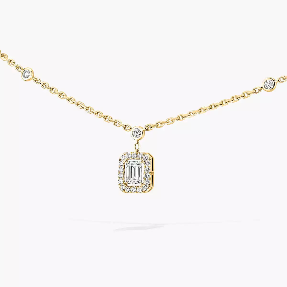 [Elite]My Twin Diamond Necklace in Silver