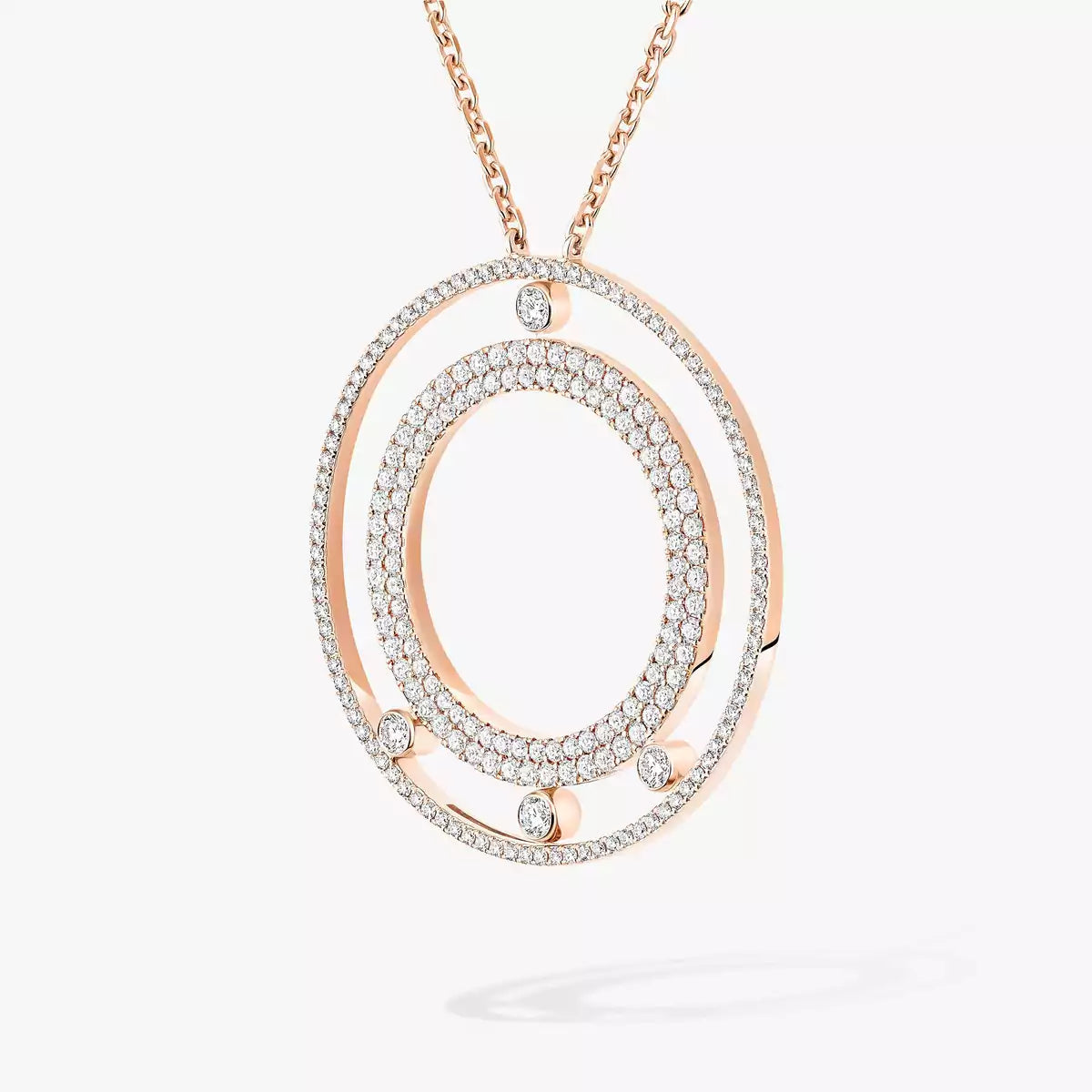 [Elite]Move Romane Long Pave_-Set Diamond Necklace