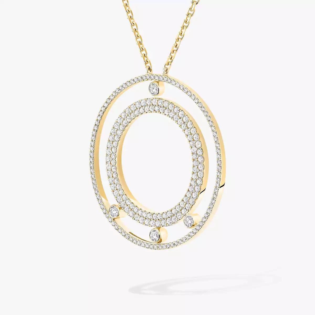 [Elite]Move Romane Long Pave_-Set Diamond Necklace