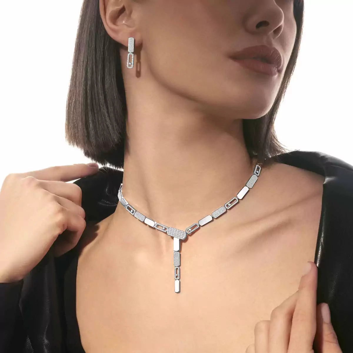 [Elite]Imperial Move SM Diamond Earrings
