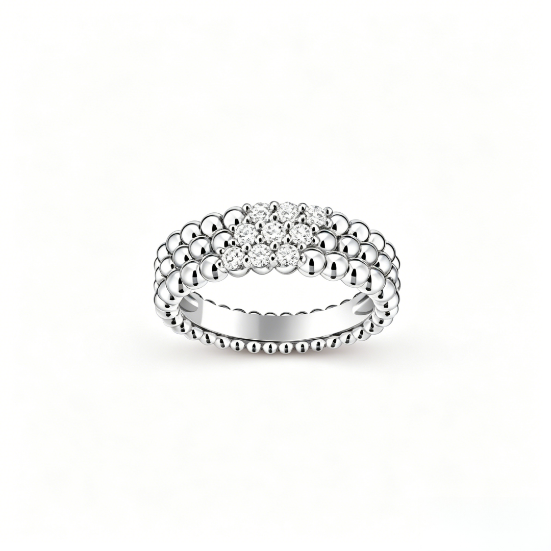 [Elite] THREE-ROW DIAMOND RING