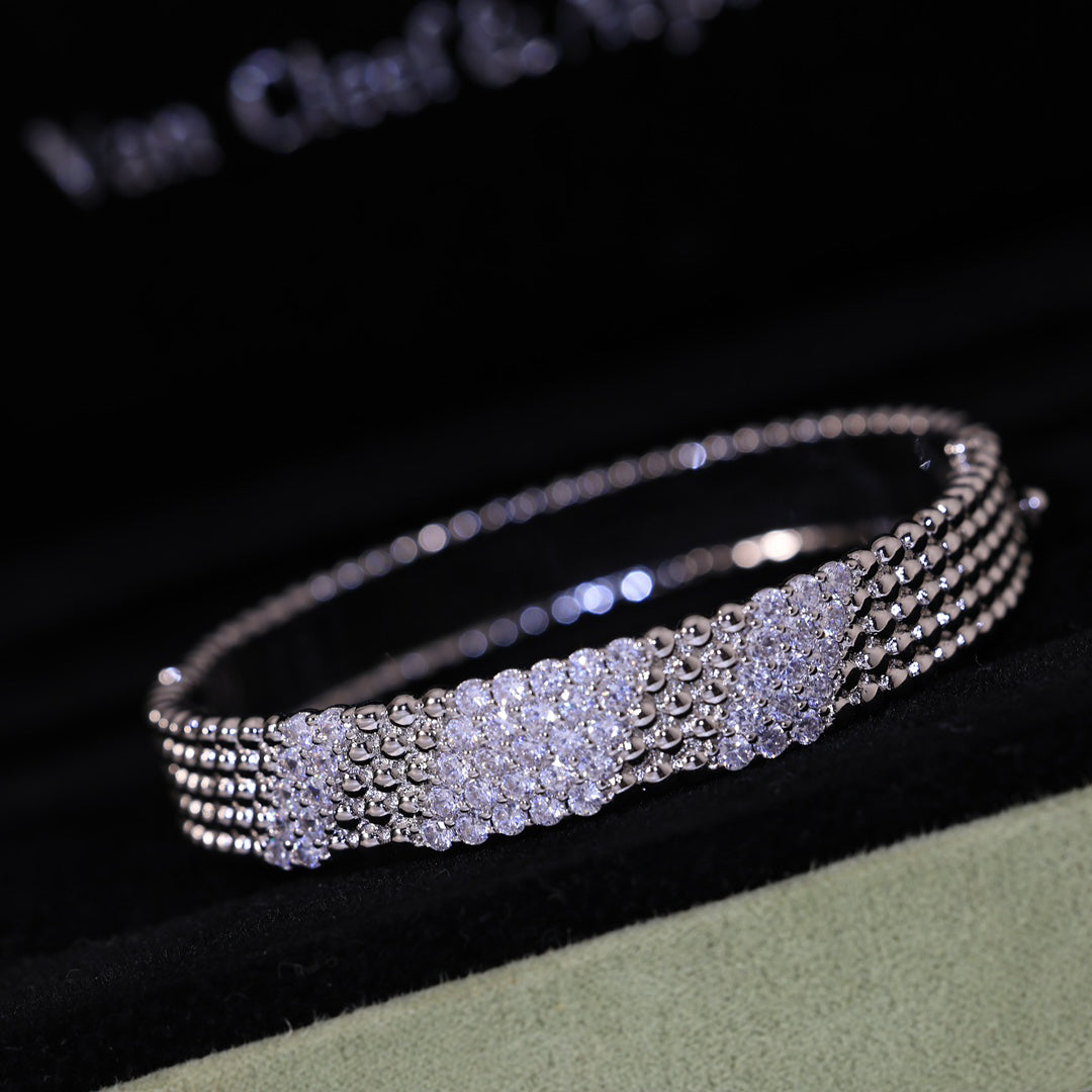 [Elite]  FIVE-ROW DIAMOND BRACELET
