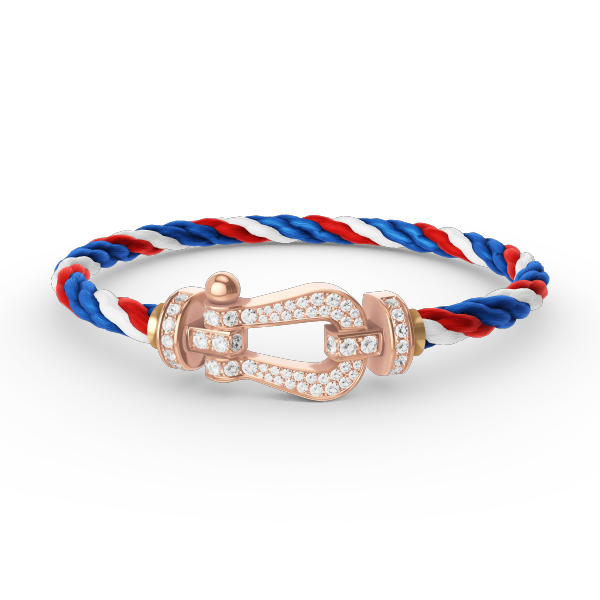 [Elite]FORCE LARGE HORSESHOE FULL DIAMOND BRACELET ROSE GOLD