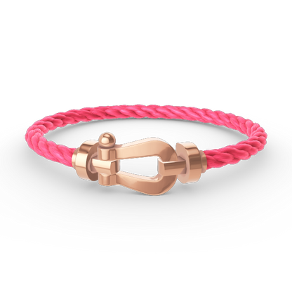 [Elite]FORCE LARGE HORSESHOE NO DIAMOND BRACELET ROSE GOLD