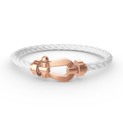 [Elite]FORCE LARGE HORSESHOE NO DIAMOND BRACELET ROSE GOLD