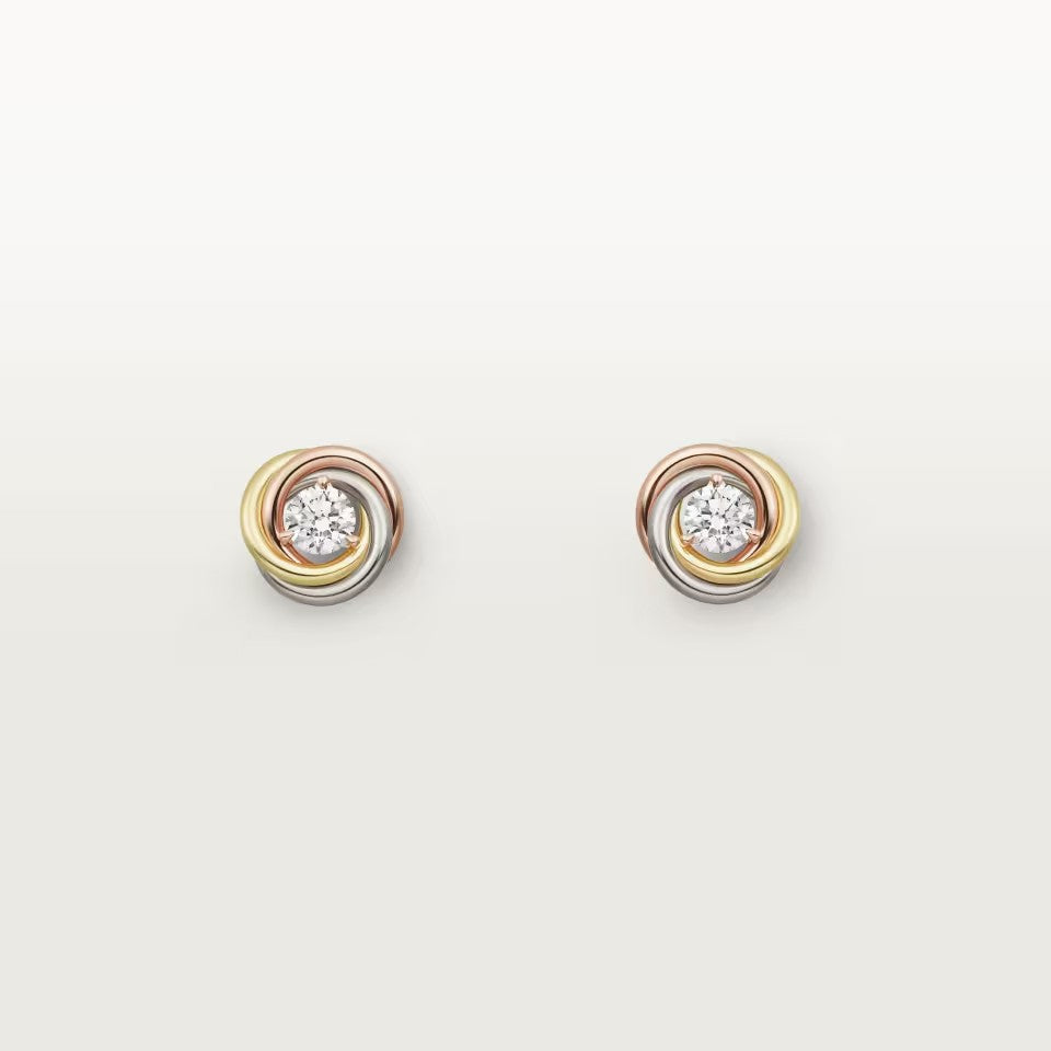 [Elite]TRINITY STUD DIAMOND EARRINGS