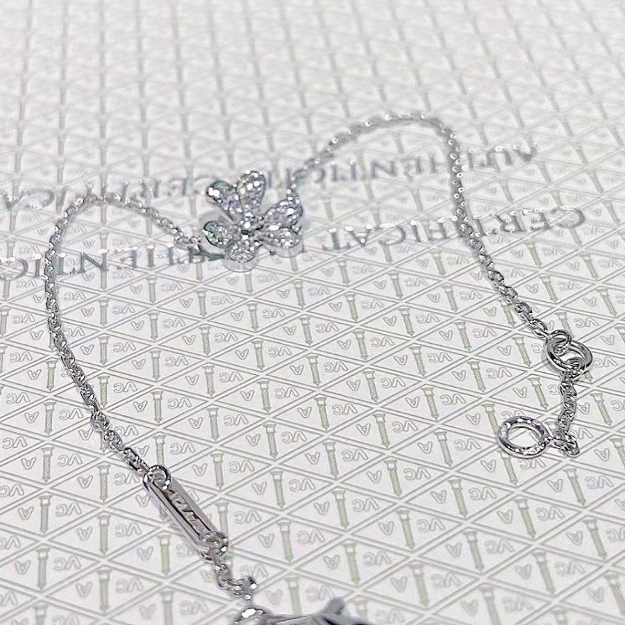 [Elite]FRIVOLE SILVER FLOWER DIAMOND BRACELET