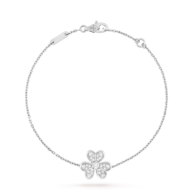 [Elite]FRIVOLE SILVER FLOWER DIAMOND BRACELET