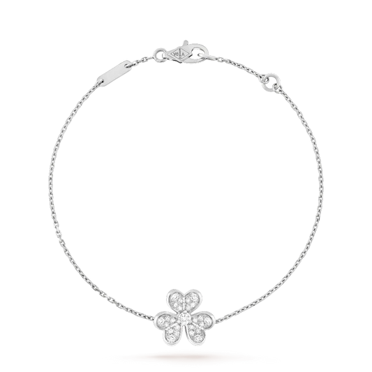 [Elite]FRIVOLE SILVER FLOWER DIAMOND BRACELET