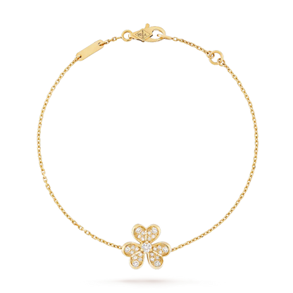 [Elite]FRIVOLE GOLD FLOWER DIAMOND BRACELET