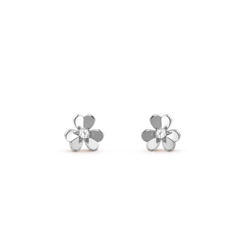 [Elite]FRIVOLE MINI SILVER FLOWER EARRINGS
