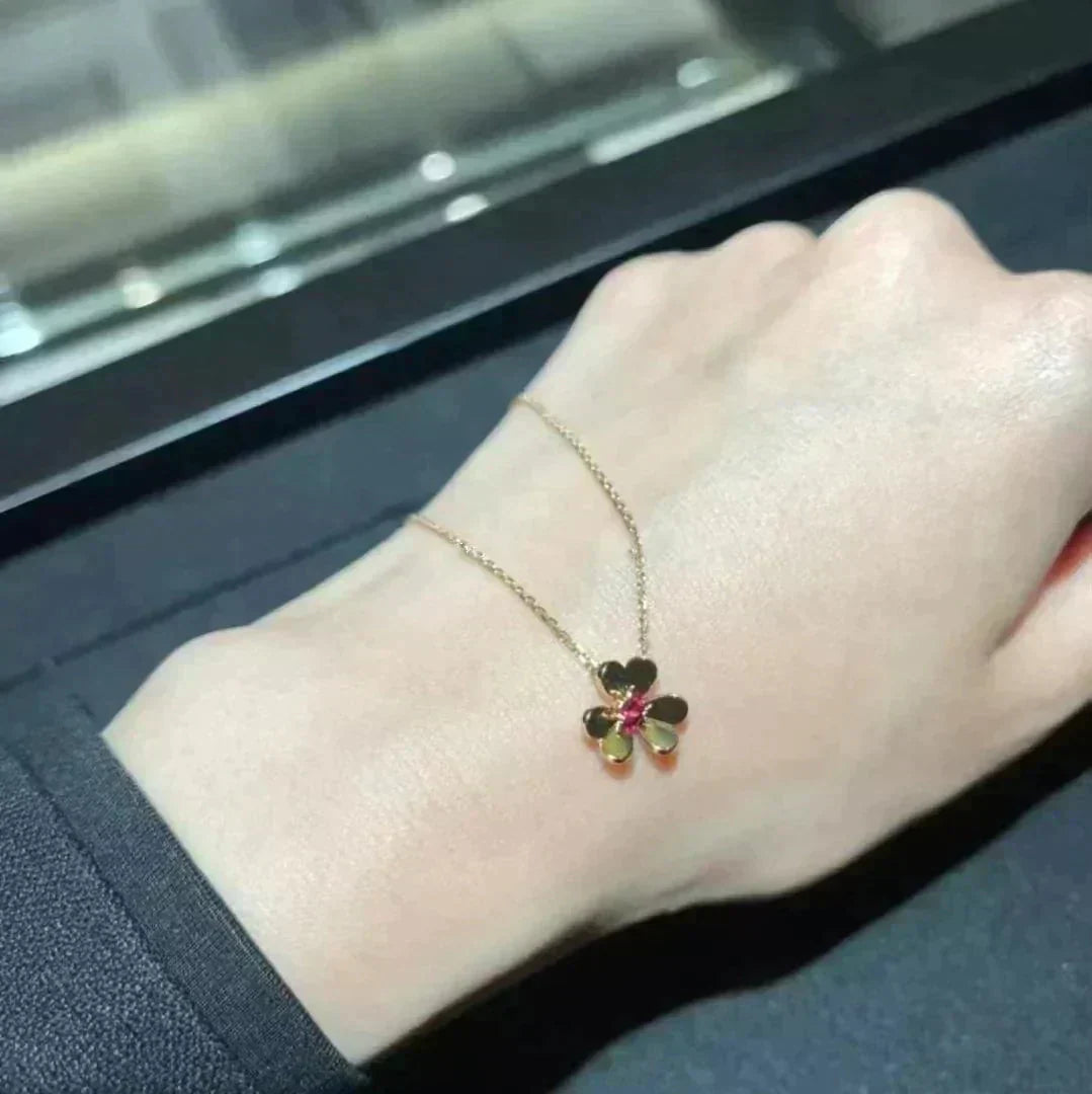 [Elite]FRIVOLE GOLD FLOWER NECKLACE