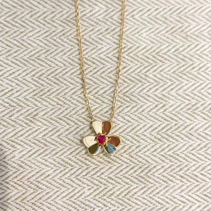 [Elite]FRIVOLE GOLD FLOWER NECKLACE