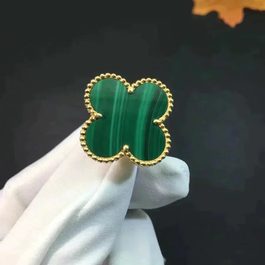 [Elite]CLOVER MALACHITE RING
