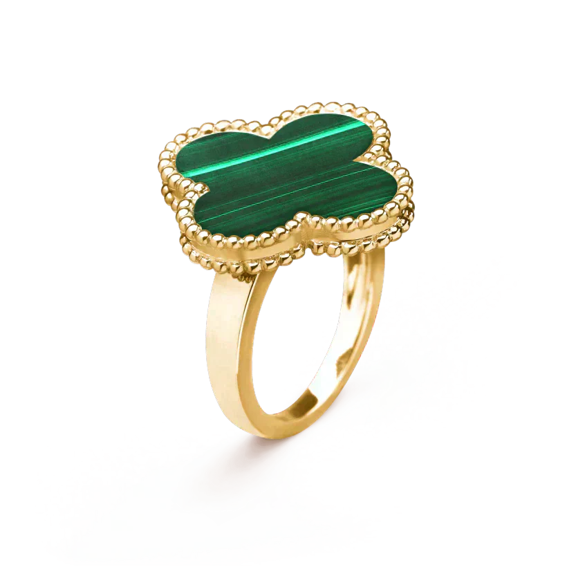 [Elite]CLOVER MALACHITE RING