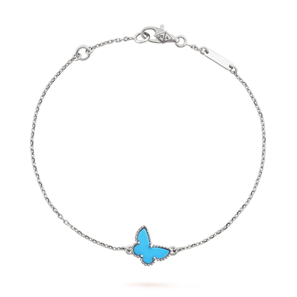 [Elite]BUTTERFLY TURQUOISE BUTTERFLY BRACELET SILVER