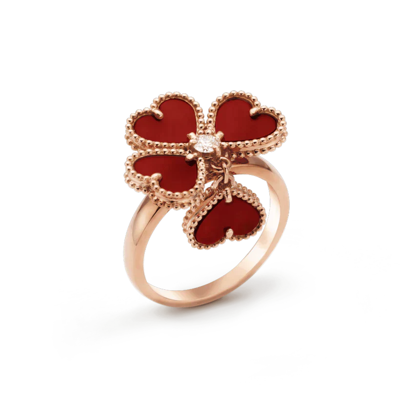 [Elite]SWEET CLOVER CARNELIAN RING
