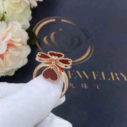 [Elite]SWEET CLOVER CARNELIAN RING