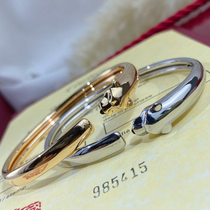 [Elite]PANTHERE SILVER OPEN BRACELET
