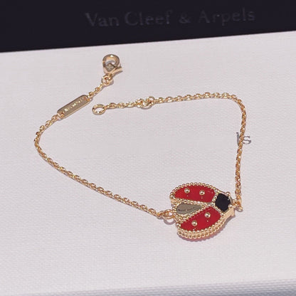 [Elite]LUCKY SPRING 1 MOTIF PINK GOLD BRACELET