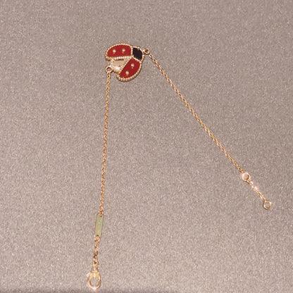 [Elite]LUCKY SPRING 1 MOTIF PINK GOLD BRACELET