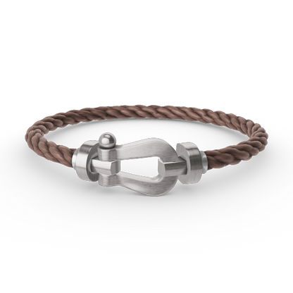 [Elite]FORCE LARGE HORSESHOE NO DIAMOND BRACELET SILVER