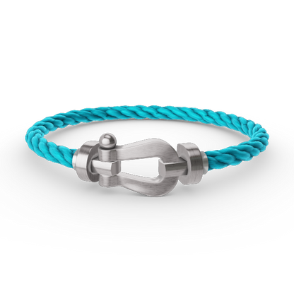 [Elite]FORCE LARGE HORSESHOE NO DIAMOND BRACELET SILVER
