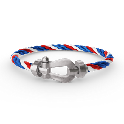 [Elite]FORCE LARGE HORSESHOE NO DIAMOND BRACELET SILVER