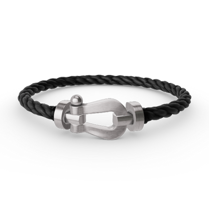[Elite]FORCE LARGE HORSESHOE NO DIAMOND BRACELET SILVER