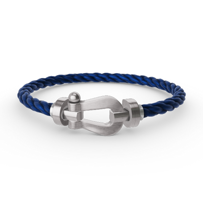 [Elite]FORCE LARGE HORSESHOE NO DIAMOND BRACELET SILVER