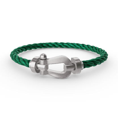 [Elite]FORCE LARGE HORSESHOE NO DIAMOND BRACELET SILVER
