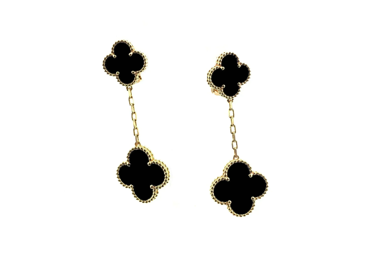 [Elite]CLOVER 2 MOTIFS  EARRINGS (MULTIPLE CHOICESC